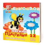 Пластилин мягкий 12цв Кроха